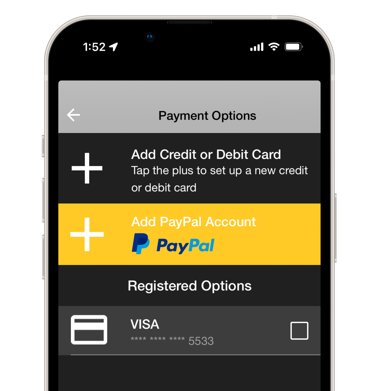 Silver Top App Payments